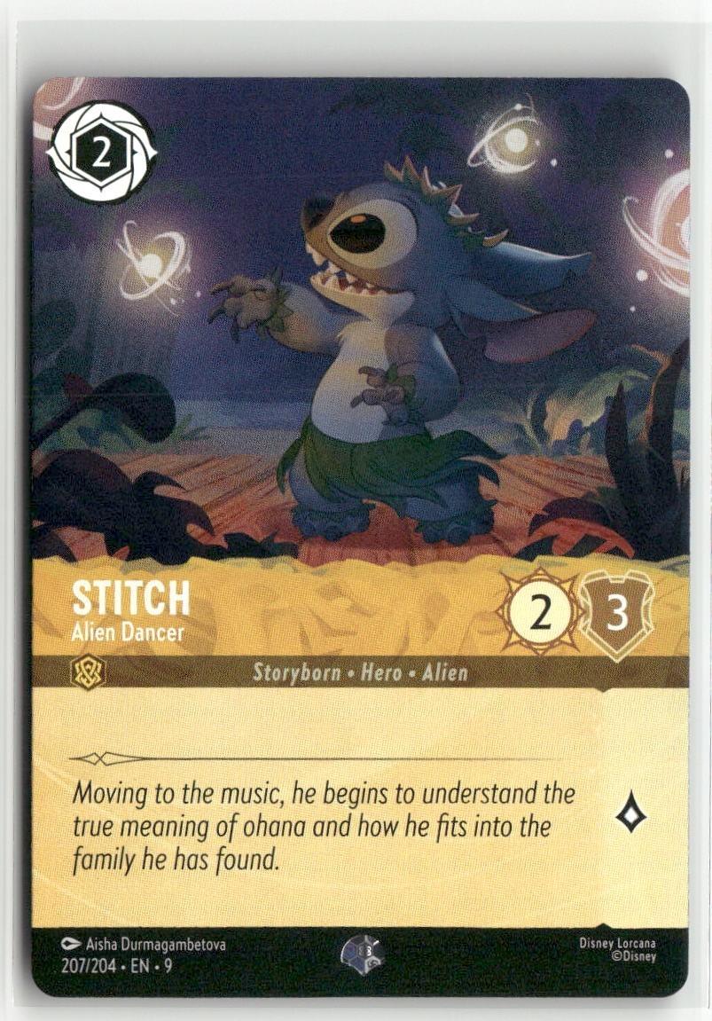 Stitch - Alien Dancer (Epic) 207/204 Holo Fabled Lorcana NM