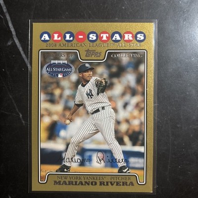 2008 Topps Updates & Highlights - All-Stars Mariano Rivera #UH71 Gold /2008