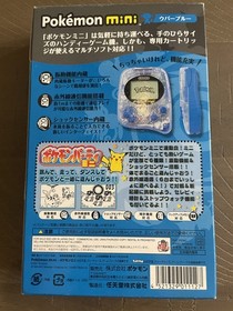 Pokemon Mini Console Blue Nintendo w/ Pokemon Party Cartridge -US SELLER-WORKS 