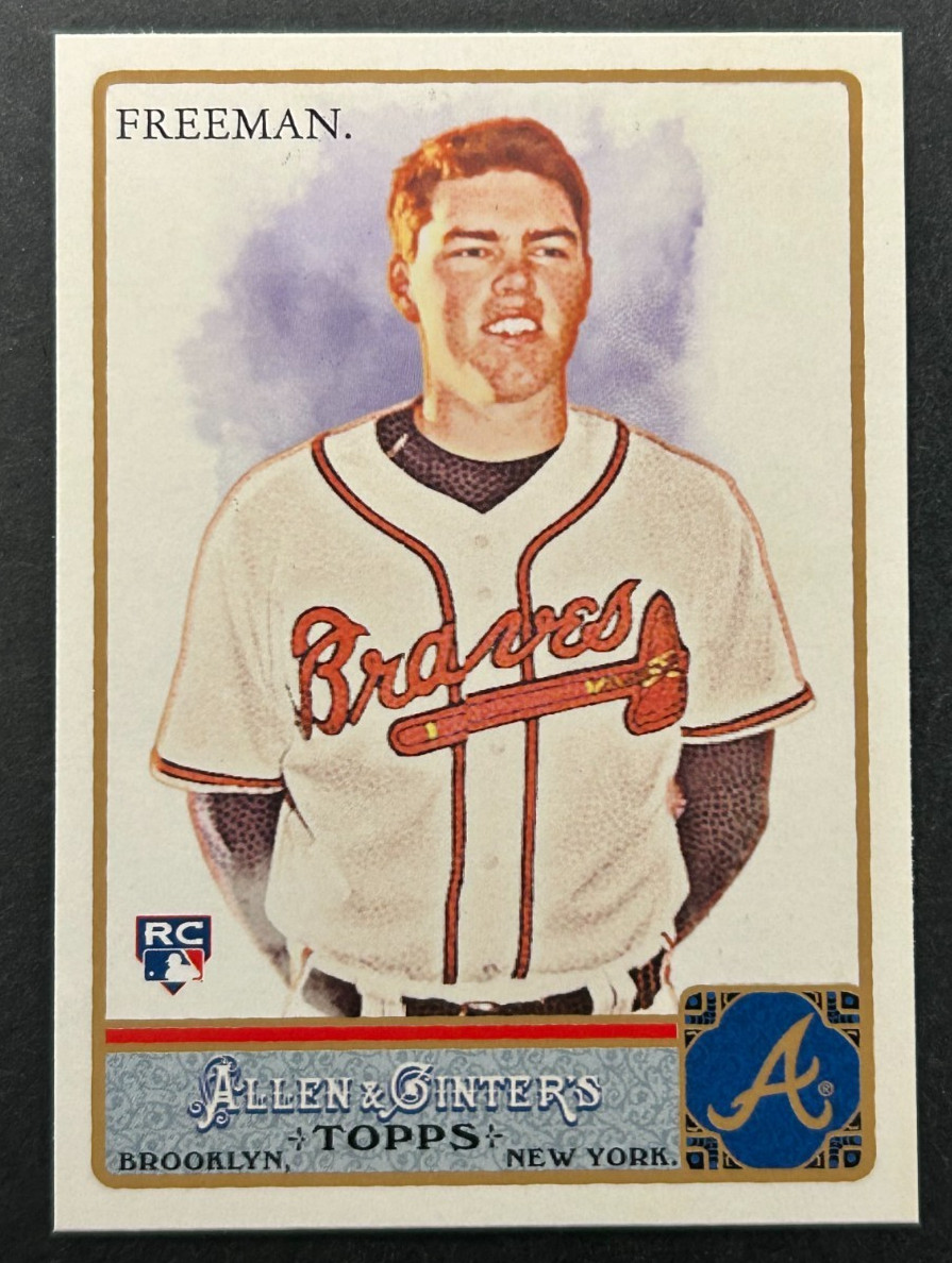 2011 Topps Allen & Ginter's - Freddie Freeman #198 Atlanta Braves - ROOKIE
