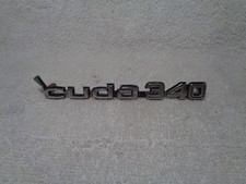 Mopar 1970-73 Plymouth Cuda 340 Hood Emblem Mopar 1970-73 Plymouth Cuda 340 Hood Emblem
