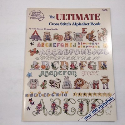 The Ultimate Crossstitch Alphabet Book By Cooler Design Studio American School 