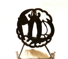 Japan 19. Jh. - Eisen TSUBA (Garde von Katana)