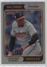 2023 Topps Heritage High Number Chrome Refractor 134/374 Yennier Cano #527 11ur