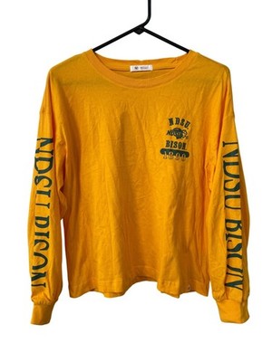 '47 Graphic Tee Size Medium NDSU Bison 1890 Long Sleeve Shirt Galley Gold NEW