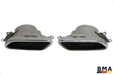 Mercedes-benz Amg Gt Rear Left Right Muffler Exhaust Tip Set 2016 - 2020 Oem