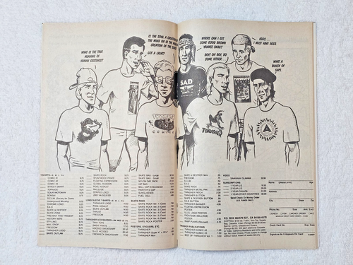 VTG 1988 Thrasher 1st Print Comics No 3 Underground Skateboarding Art Comic - Picture 6 of 9