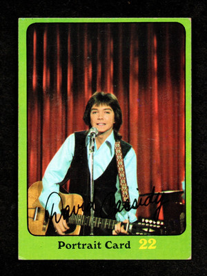 1971 Topps The Partridge Family GREEN Portrait Card 22 David Cassidy #85B
