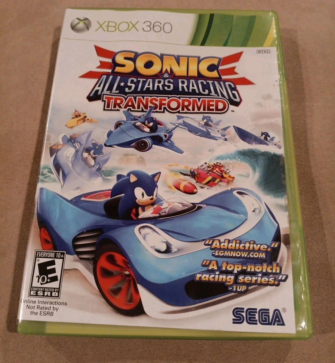 Jeu Sonic & All-Stars Racing Transformed - Xbox 360 Complet FR - Très Bon état