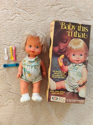 Vintage 1976 Baby This N That Puppe Ideal Remco Toy Co