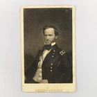1800s Major General Sherman Antique CDV Carte de Visite Photograph Civil War-Era