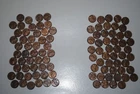 EF AU Lincoln Wheat Penny Cent 1949 D 1950 D- 2 Rolls RL169