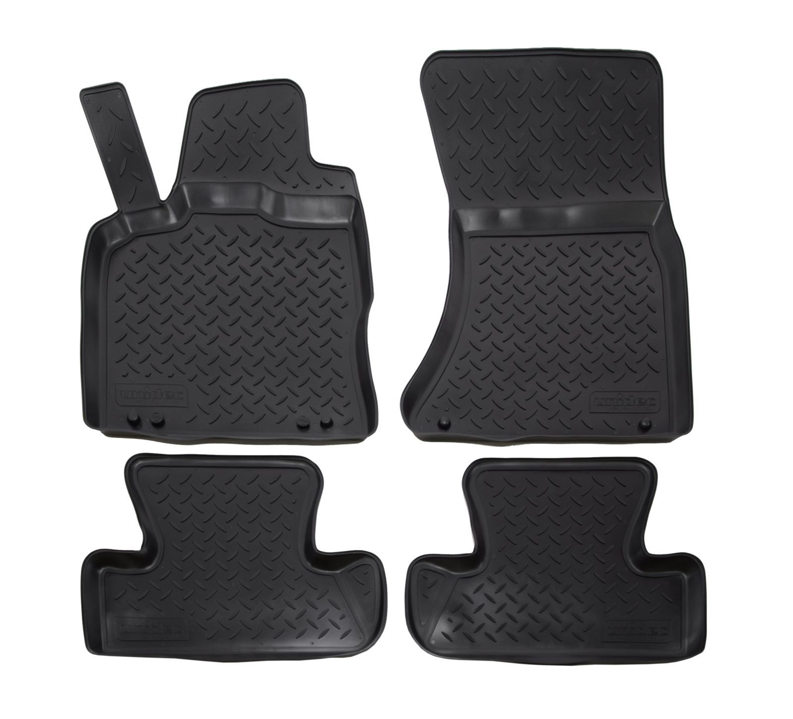 Tapis de sol sur mesure Audi Q5 2008-2016 premium en caoutchouc 3D haute densité