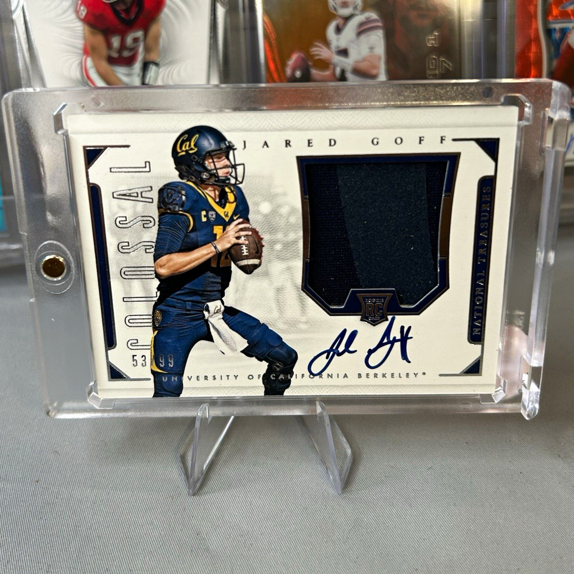 Panini 2016 Natl Treasures Jared Goff RC Auto /99