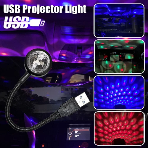 Atmosphäre Sternenhimmel USB Autodach RGB Innen Stern Nachtlicht Lampe Projektor - Picture 1 of 11