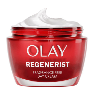 Olay Regenerist Dreipunkt Gesichtscreme mit Hyaluronsäure, ohne Duft