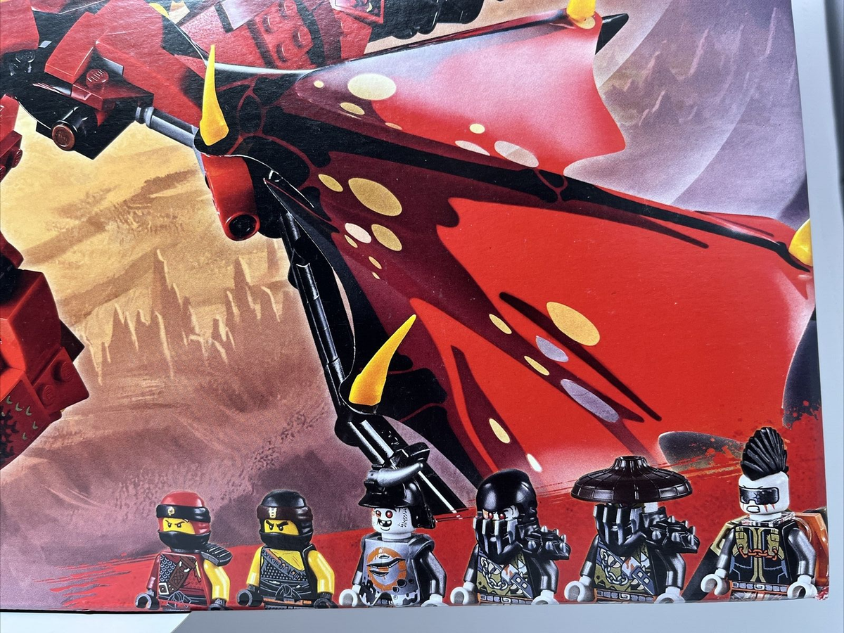 LEGO Ninjago Firstbourne (70653) Red Dragon Cole Kai Helicopter