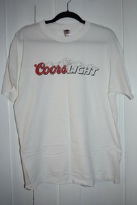 vintage coors light t shirt