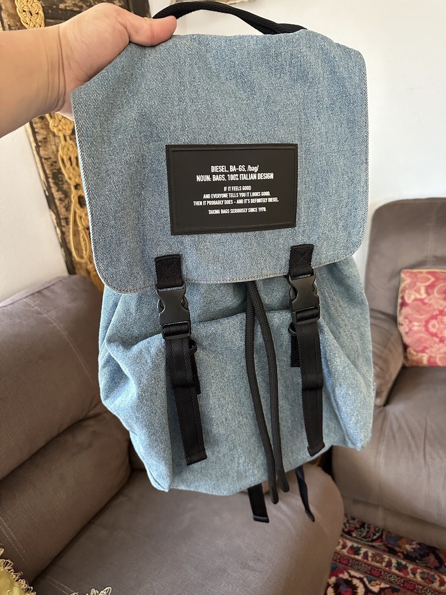 Diesel Denim Backpack Unisex Very Rare Japan | eBay Diesel Denim Backpack Unisex Very Rare Japan | eBay