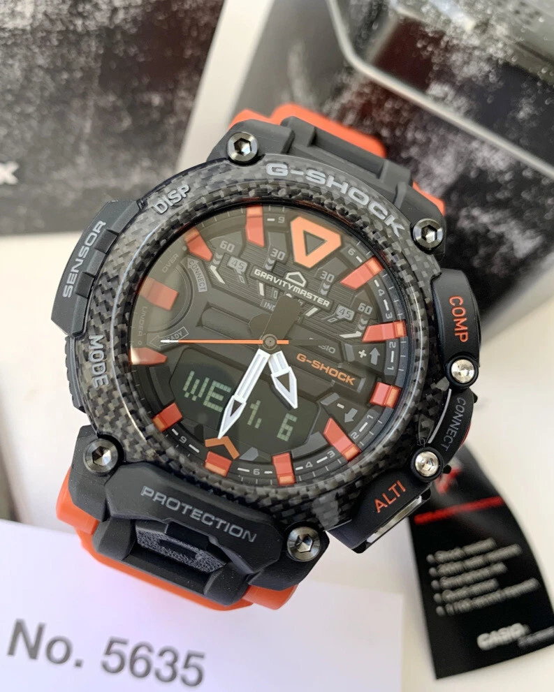 G shock top gravitymaster orange