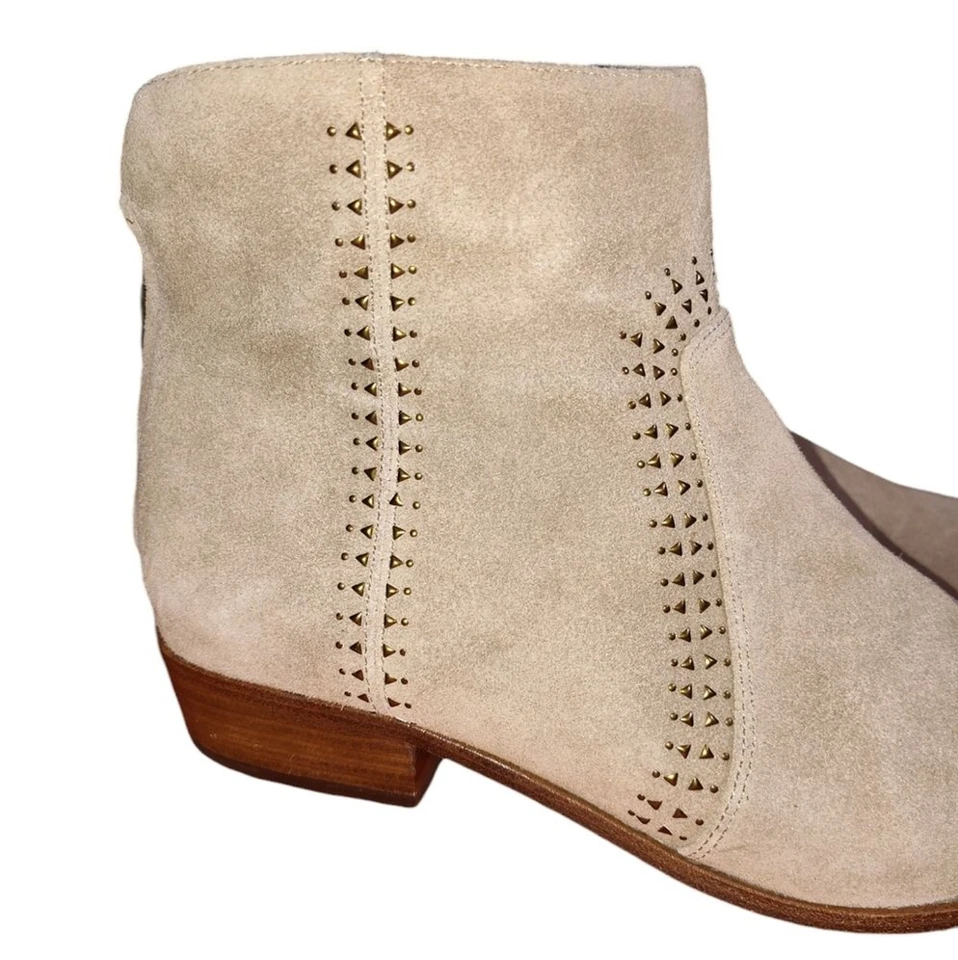 Joie Lucy Studded Ankle Boots in Cement size 38 - Image 4 of 4