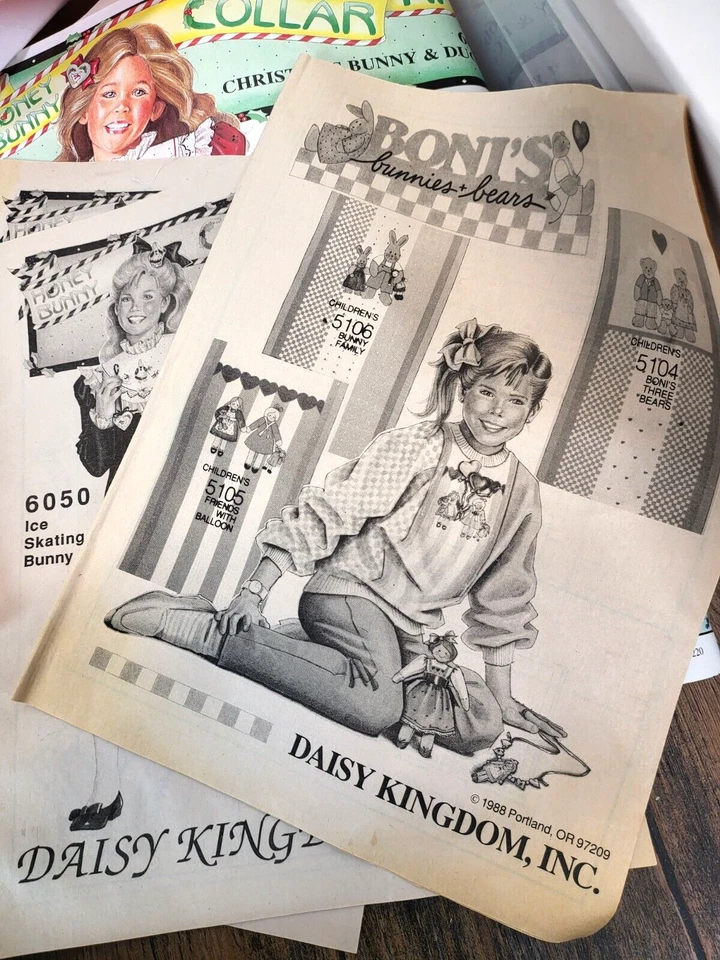 Daisy Kingdom Christmas Honey Bunny & Ducks Replacement Misc Heat Transfers 6051 - Image 2 of 4