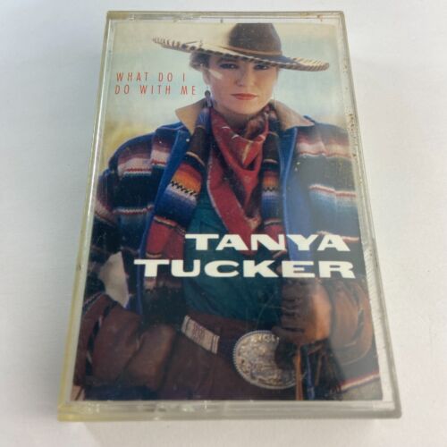 1991 Tanya Tucker - What Do I Do With Me - Cassette Tape Capitol - Foto 1 di 4