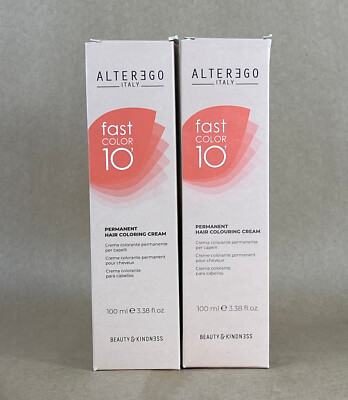Alterego Fast Color 10 Permanent Hair Coloring Cream 3.38 oz