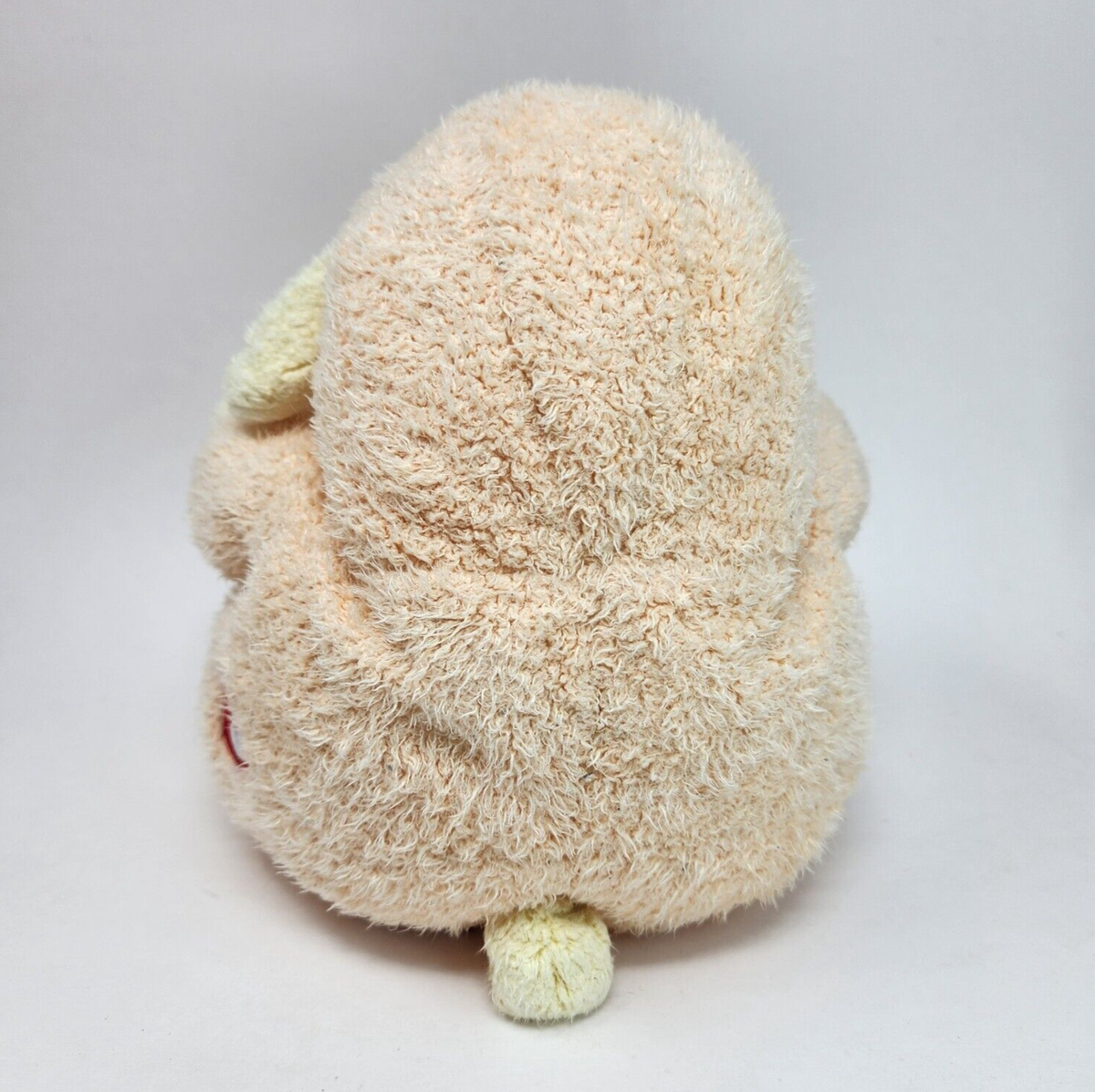 TY 1999 LAMYBABY ORANGE YELLOW LAMB RATTLE PILLOW PAL STUFFED