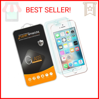 Supershieldz (2 Pack) Designed for iPhone SE (1st Gen, 2016 Edition), iPhone 5,