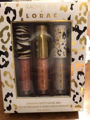 Lorac Diamond Disco Lip Gloss 3pk NIB