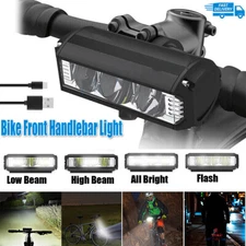 Waterproof Super Bright LED Bike Light USB Rechargeable Bicycle Front Headlight