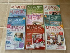 Lot Of 10  Memory Makers  Magazines - Scrapbooking Magazines 2002-2006 VGUC 