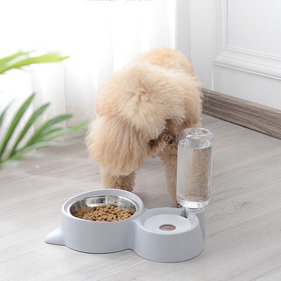 Automatic Pet Feeder Dog Cat Puppy Auto Water Dispenser Food Bowl