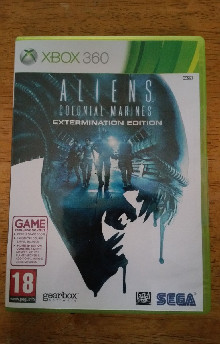 ALIENS COLONIAL MARINES EXTERMINATION EDITION FOR THE XBOX 360 | eBay