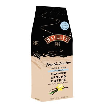 Baileys Irish Cream French Vanilla Flavored Non Alcoholic Ground Coffee - 10 oz