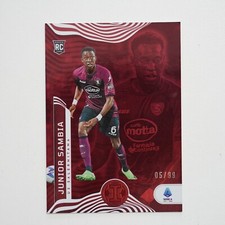 Junior Sambia 2022 Chronicles Soccer Illusions Red /99 RC Salernitana #197