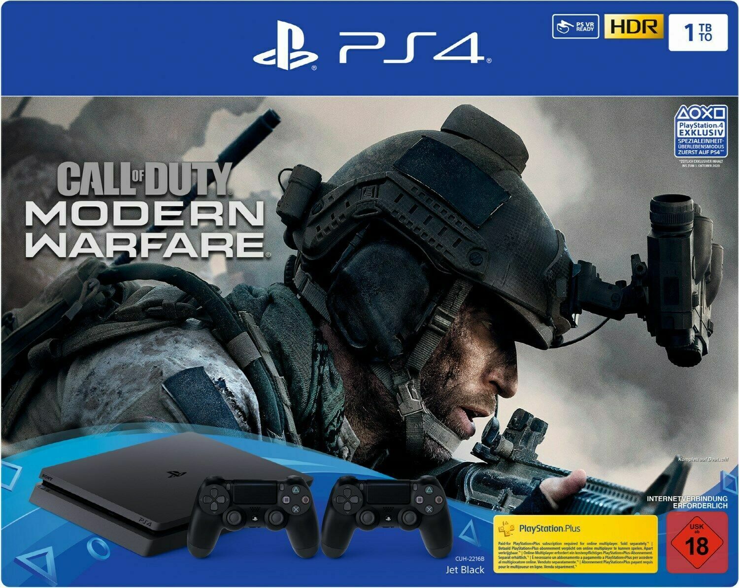 Wreed Tot ziens Trunk bibliotheek PS4 Console Slim 1TB +2 Controller + Modern Warfare New Sealed 711719326205  | eBay