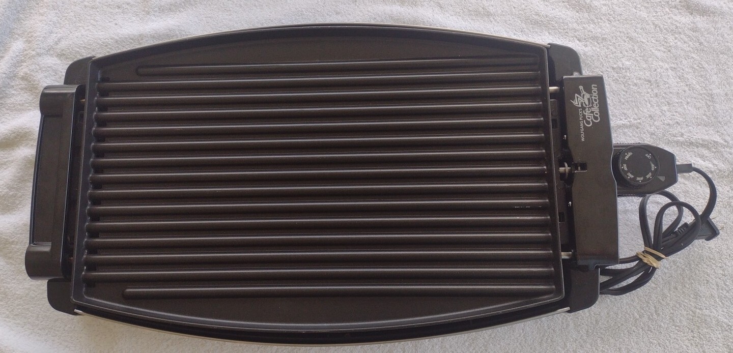 Wolfgang Puck Electric Reversible Grill and Griddle Cafe Collection