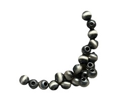 925 Sterling Silver  Navajo Style  5mm Pearl Seamless Loose Beads Lot of 20 Bead