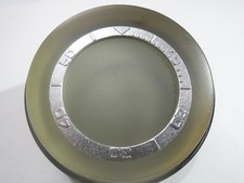 NEW SILVER FLAT BEZEL INSERT Y.M STYLE LARGE DIVERS SKX007 /7002-7001 /6309-7040