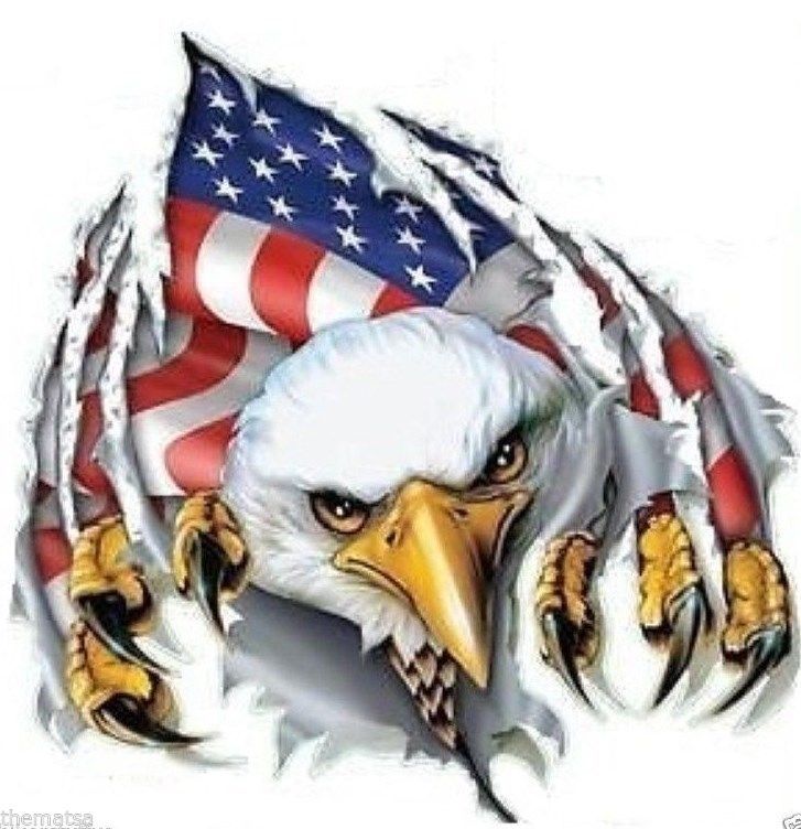 5 Pic Black American Flag Bumper Sticker,Us Black Decal...