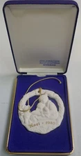 1980 Gorham Joys Of Christmas Limited Edition Annual Christmas Ornament W/ Box 