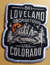 Colorado Ski Loveland Georgetown Patch approx 3x3.5"