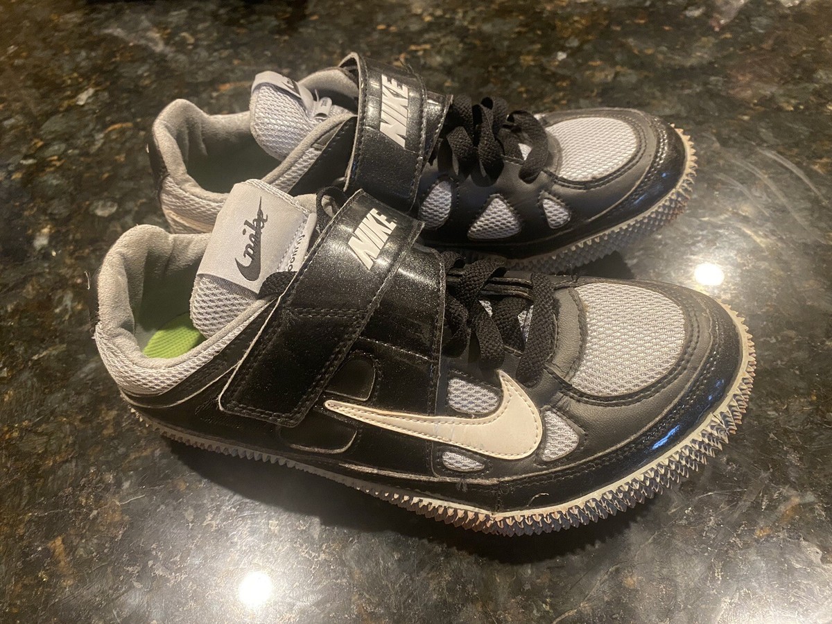 New Nike Zoom HJ High Jump Elite Track Black Sliver 806561 