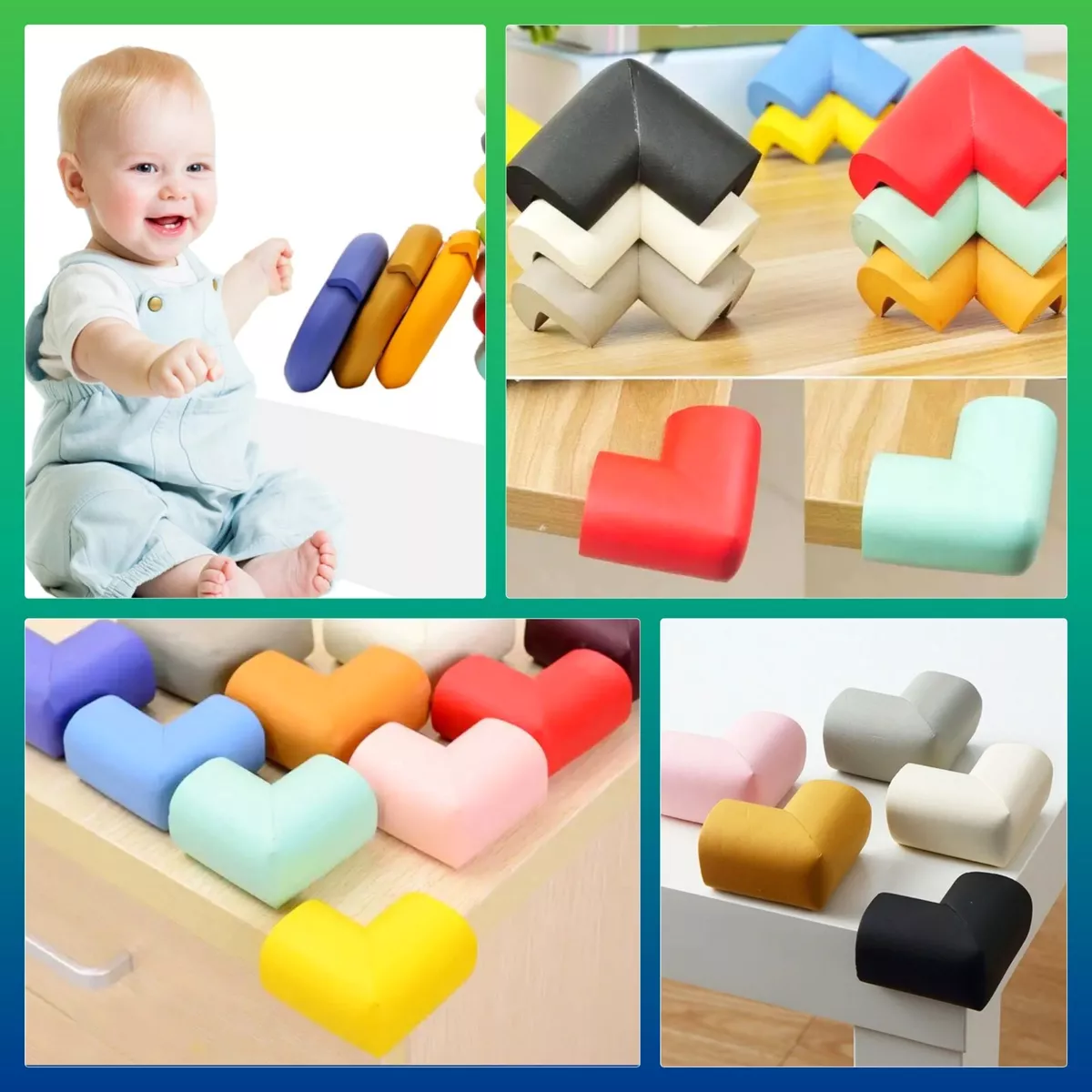 Baby Child Safety Proofing Table Edge Corner Guard Protector Foam Bumper  Cushion