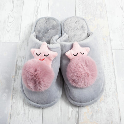 Le Pelosone - Ciabatte Invernali Donna In Peluche Spettinato, Suola Per Parquet, Rosa