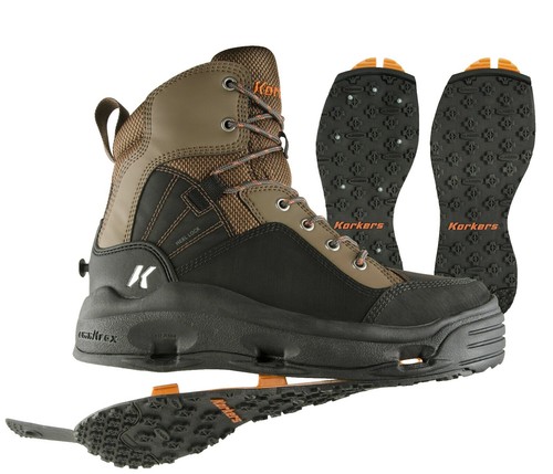 新品・2営業日で発送】FA3025-09 Korkers Studded Vibram Idrogrip