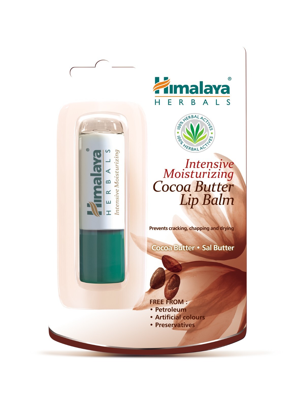 Himalaya Cocoa Butter Formula Softens Smooths Lip Balm 4.5g Ultra Moisturizing