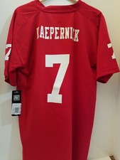 100 Authentic Colin Kaepernick SAN FRANCISCO 49ers NFL Jersey YOUTH XL